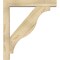 Ekena Millwork Funston Block Rough Sawn Bracket w/ Offset Brace, Douglas Fir, 6"W x 34"D x 38"H BKT0604X34X38FST05RDF - alternate 3